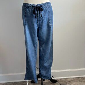 Tommy Hilfiger Women's Denim Blue Boyfriend Jeans